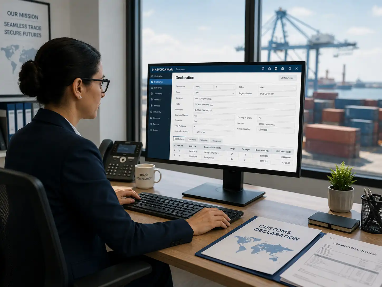 ASYCUDA World Support — customs declaration processing